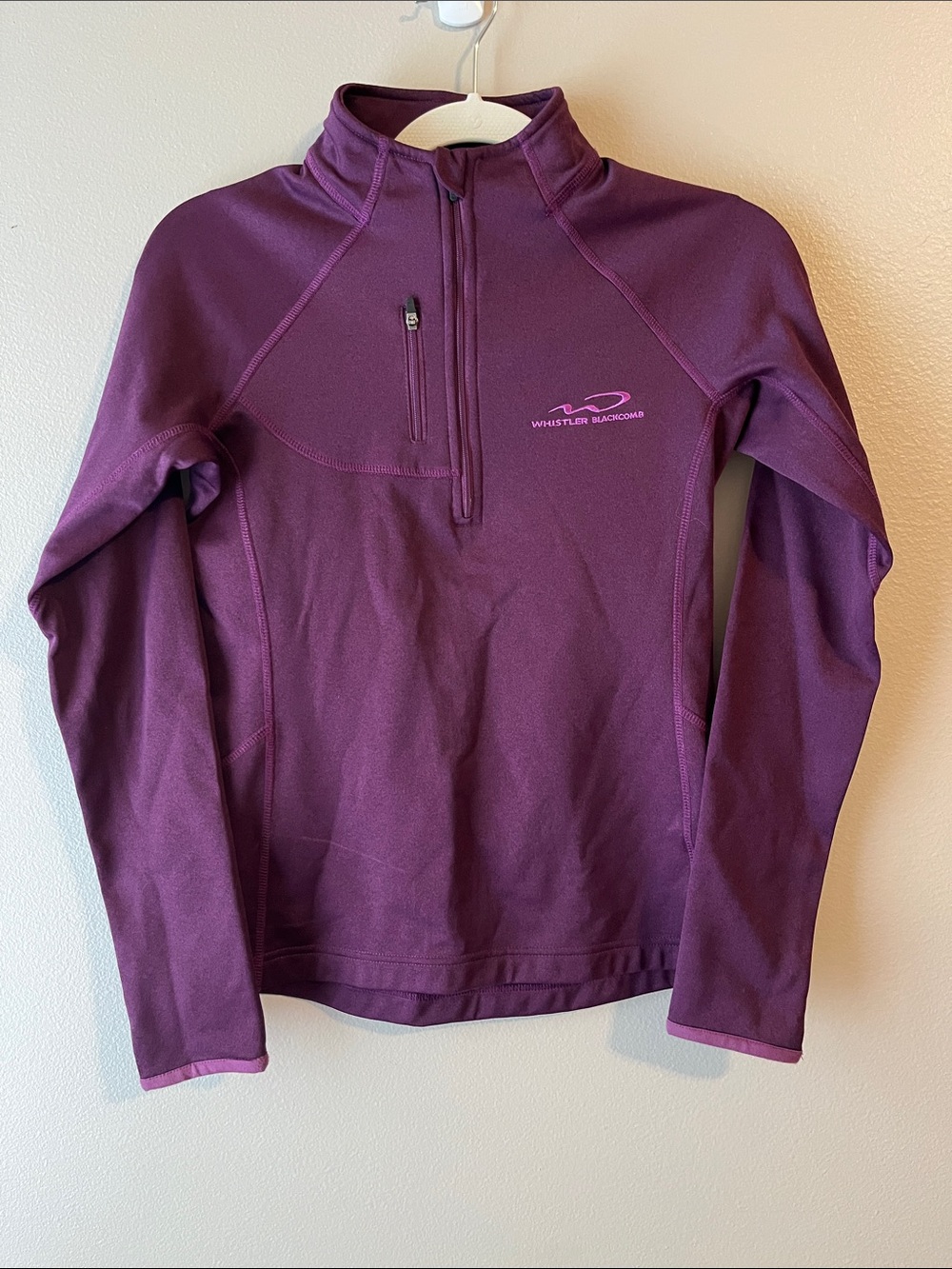 Women's Plum Half-Zip Fleece